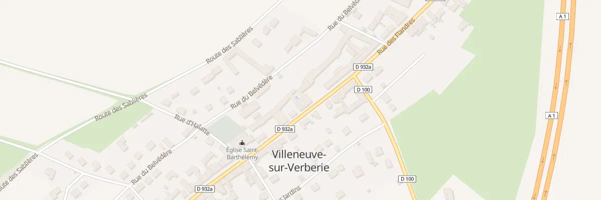 Plan du 24 Rue des Flandres à Villeneuve-sur-Verberie