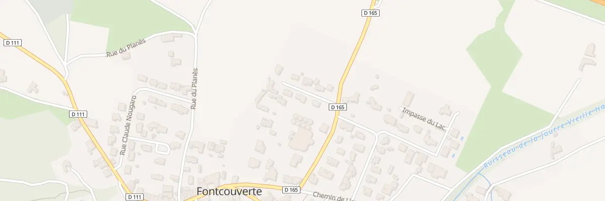 Plan du 5 Lot La Gravette à Fontcouverte