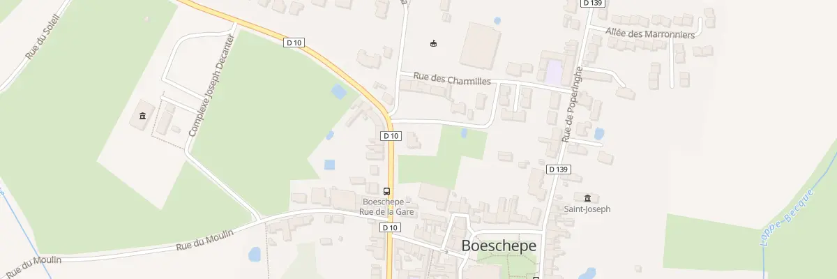 Plan du 270 Rue de la Gare à Boeschepe