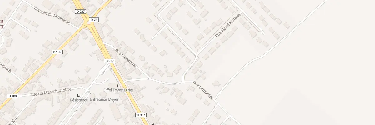 Plan du 1 Rue Andre Derain à Sains-en-Gohelle