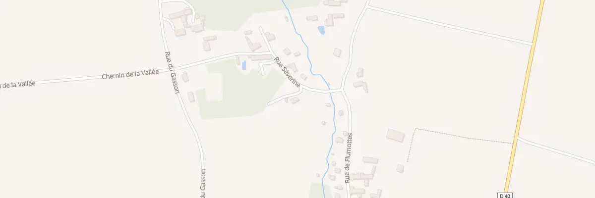 Plan du 1 Rue Séverine à Préfontaines