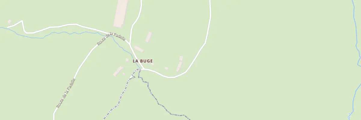 Plan du 6033 La Buge à Cheylade
