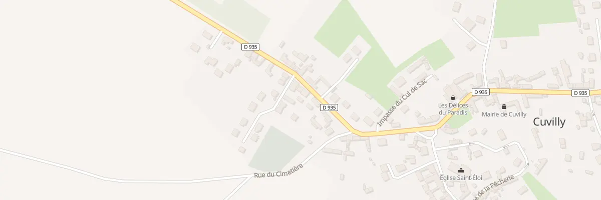 Plan du 21 Rue du Moulin à Cuvilly