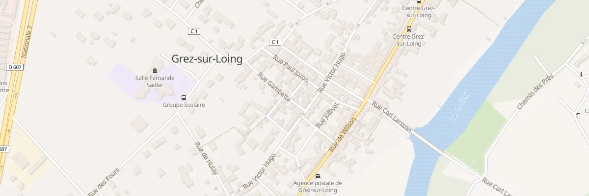 Plan du 4 Rue Gambetta à Grez-sur-Loing