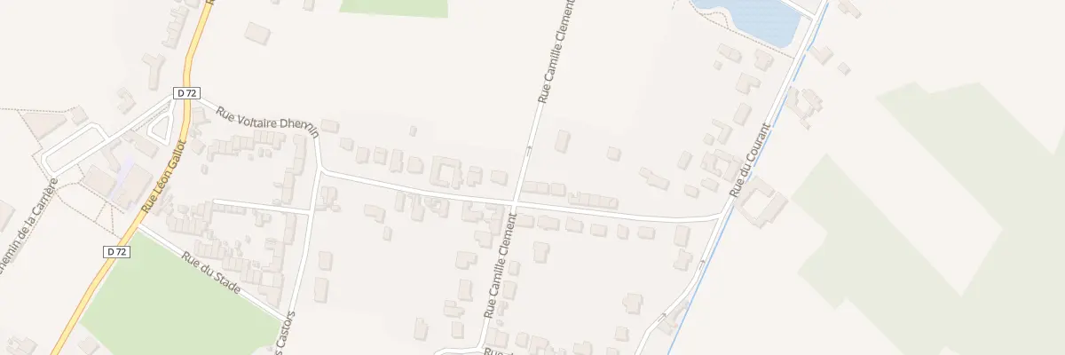 Plan du 329 Rue Voltaire Dhennin à Beuvry