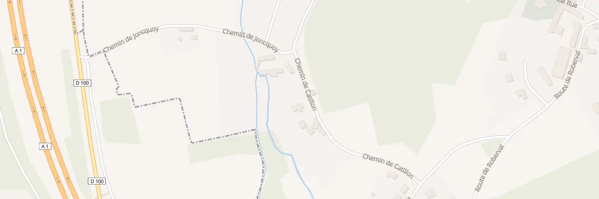 Plan du 13 Che de Catillon à Rhuis