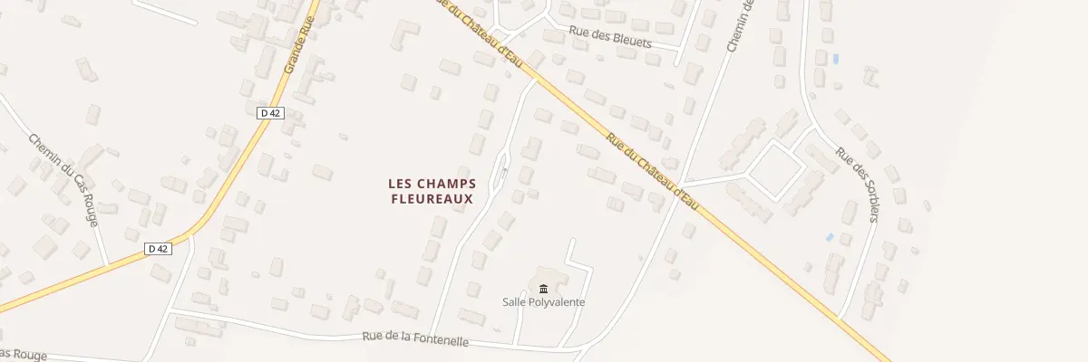 Plan du 3 Les Champs Fleureaux à Vimory