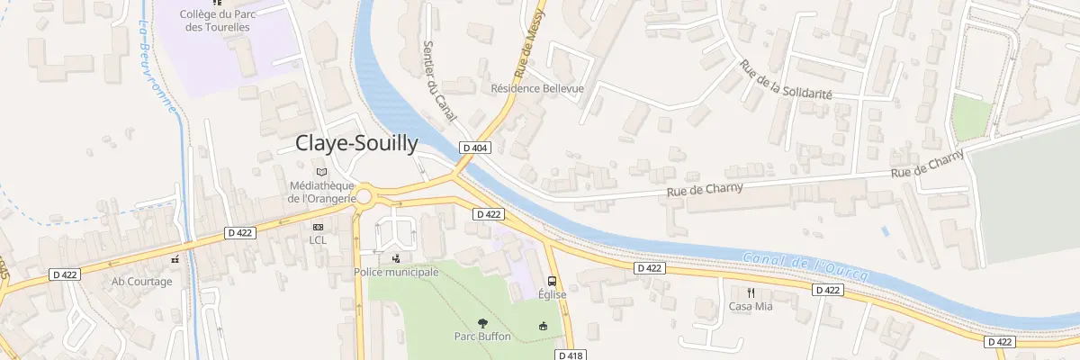 Plan du 3 Rue de Charny à Claye-Souilly