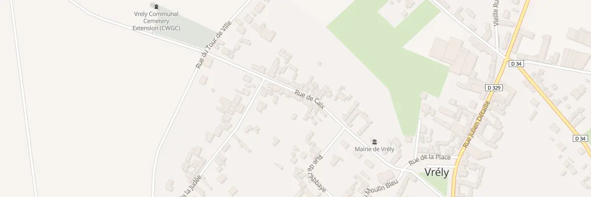 Plan du 14 Rue de Caix à Vrély