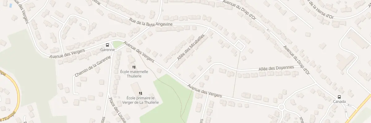 Plan du 6 All des Mirabelles à Dammartin-en-Goële