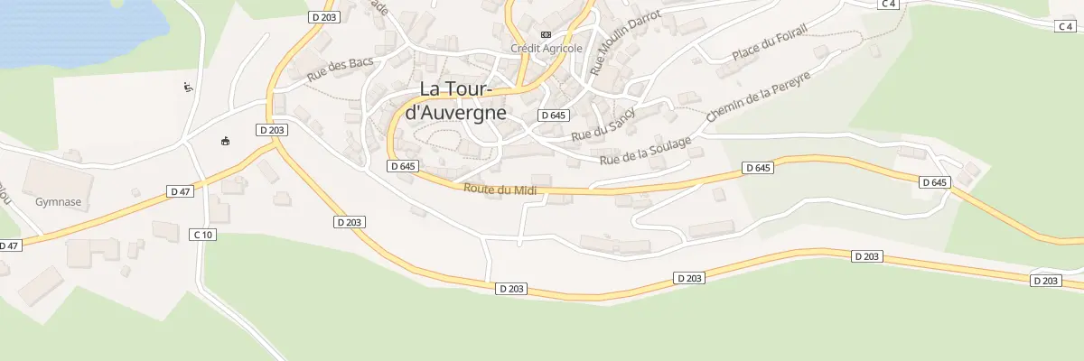 Plan du 5124 Rte de Besse à La Tour-d’Auvergne