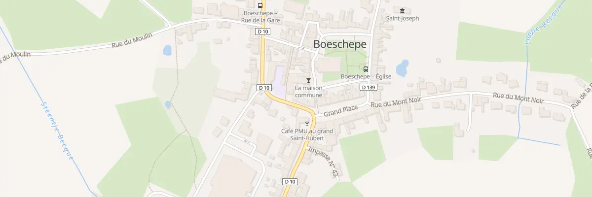 Plan du 36 Rue de la Gare à Boeschepe