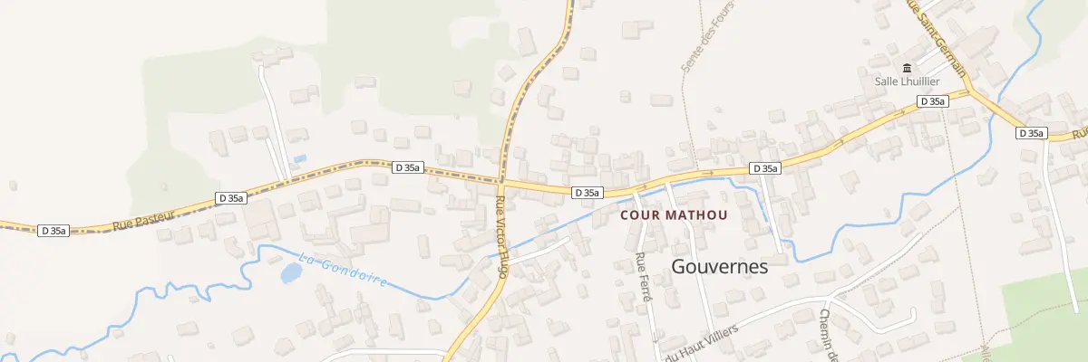 Plan du 48 Rue Pasteur à Gouvernes