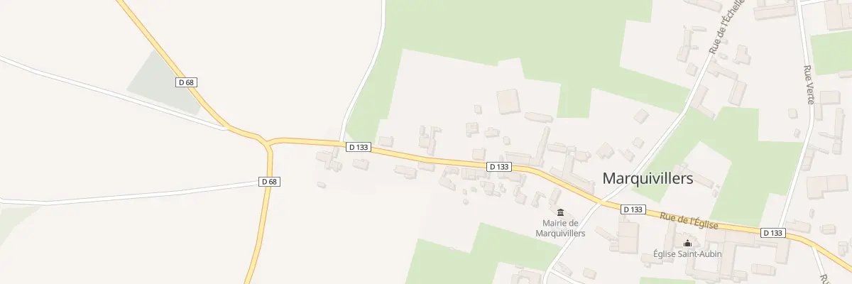 Plan du 14 Rue des Buissons à Marquivillers