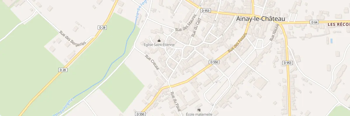 Plan du 28 Pl Paul Guignard à Ainay-le-Château