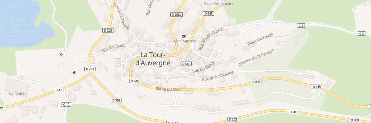 Plan du 5067 Rue du Commerce à La Tour-d’Auvergne