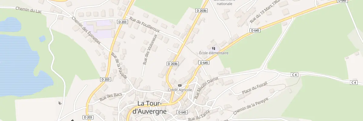 Plan du 5202 Rte de Laqueuille à La Tour-d’Auvergne