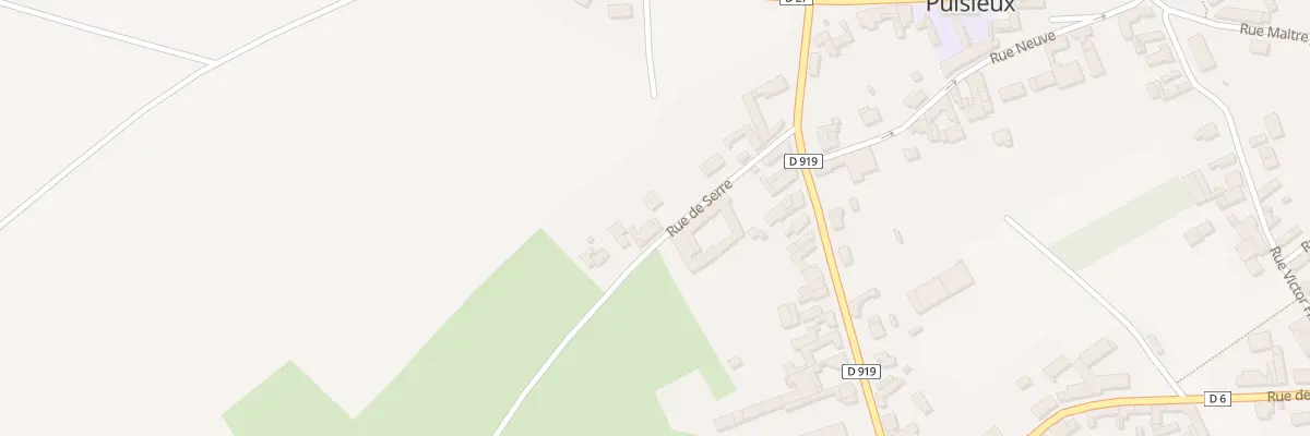 Plan du 2 Rue de Serre à Puisieux