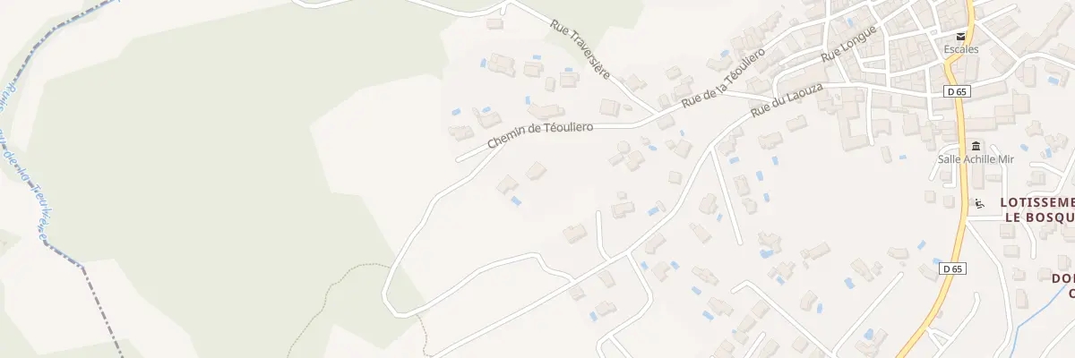 Plan du 33 Rue de la Téouliéro à Escales
