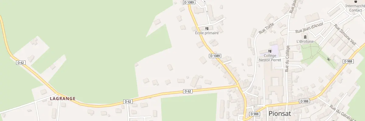 Plan du 37 Rue du Général de Gaulle à Pionsat