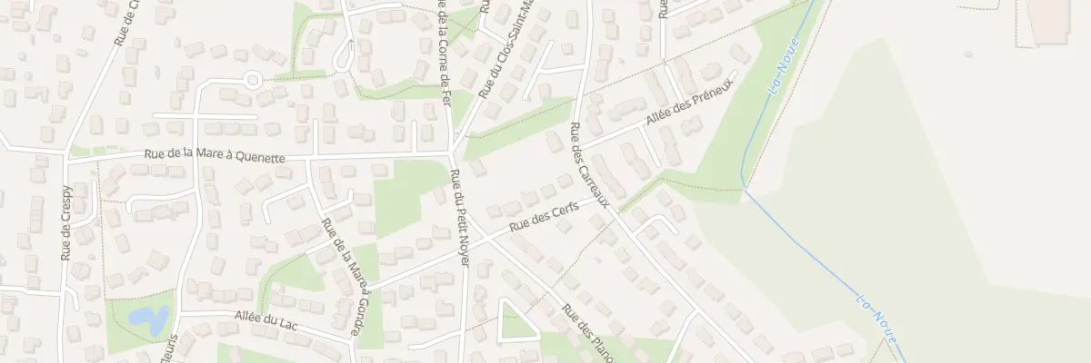 Plan du 36 Rue des Cerfs à Vaux-le-Pénil