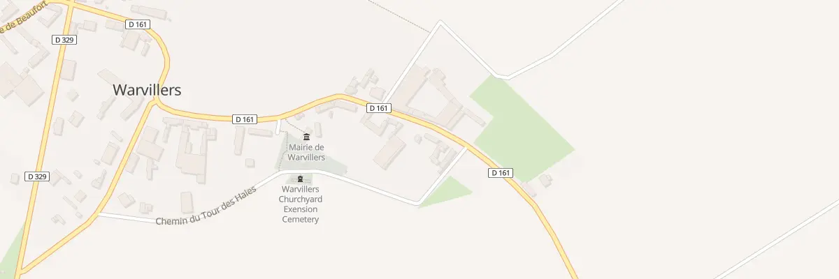 Plan du 8 Rue de Rouvroy à Warvillers