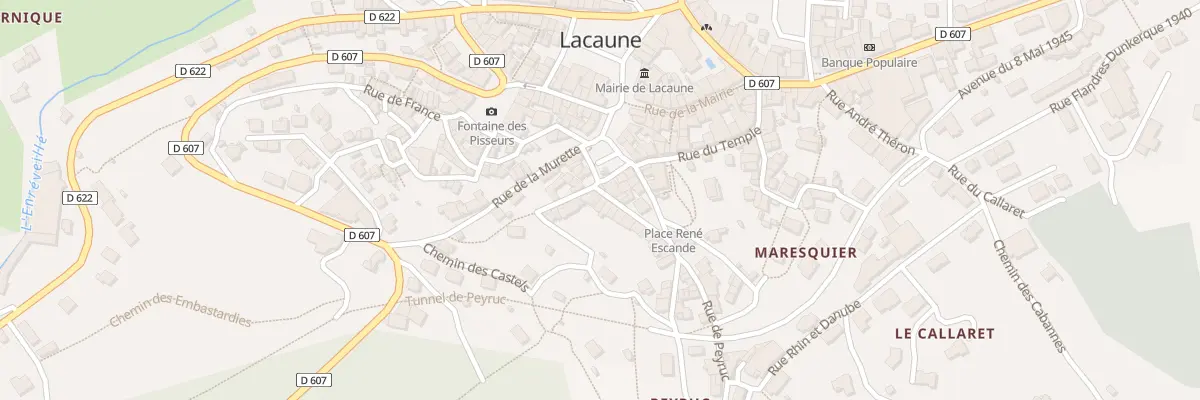 Plan du 4 Rue Marie Bascoul à Lacaune