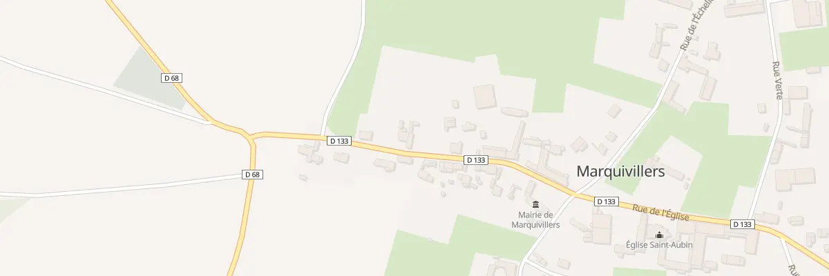 Plan du 12 Rue des Buissons à Marquivillers