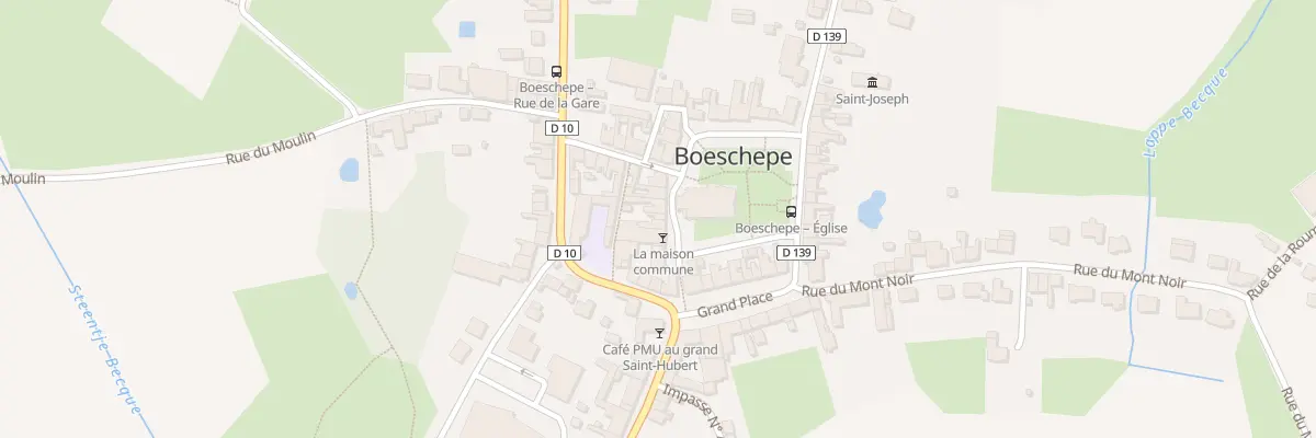 Plan du 55 Pl de l’Eglise à Boeschepe