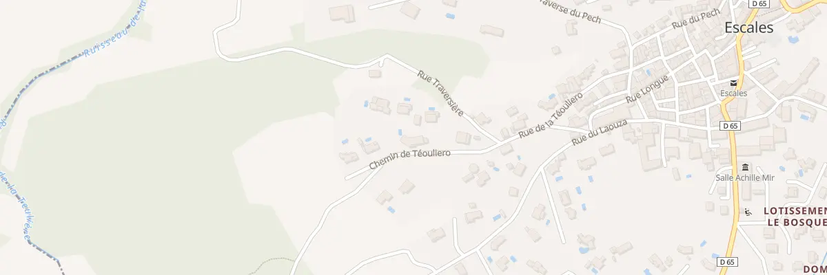 Plan du 54 Rue de la Téouliéro à Escales