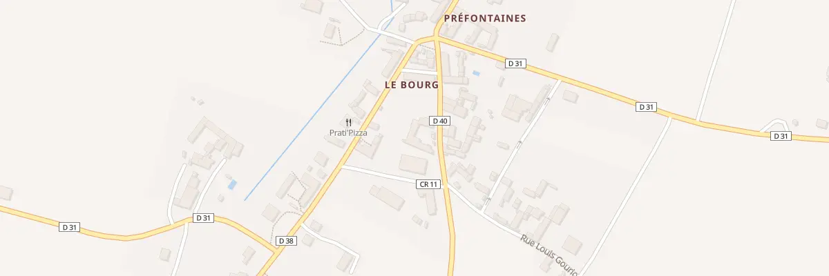 Plan du 2 Rue de Montargis à Préfontaines