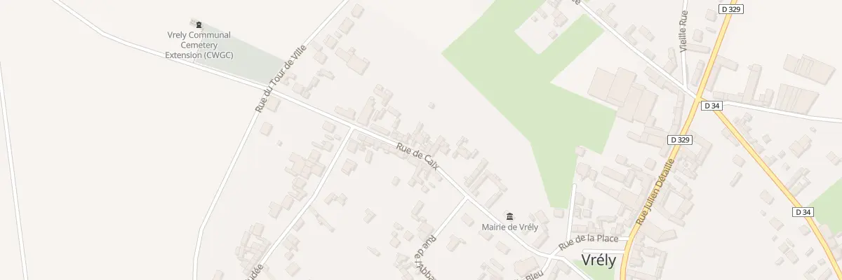 Plan du 15 Rue de Caix à Vrély
