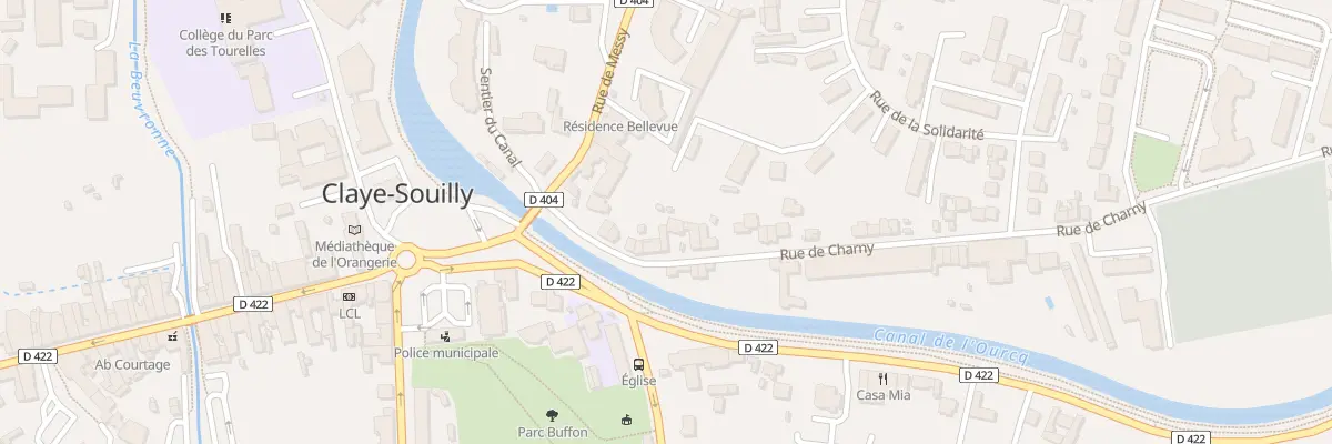 Plan du 9 Rue de Charny à Claye-Souilly