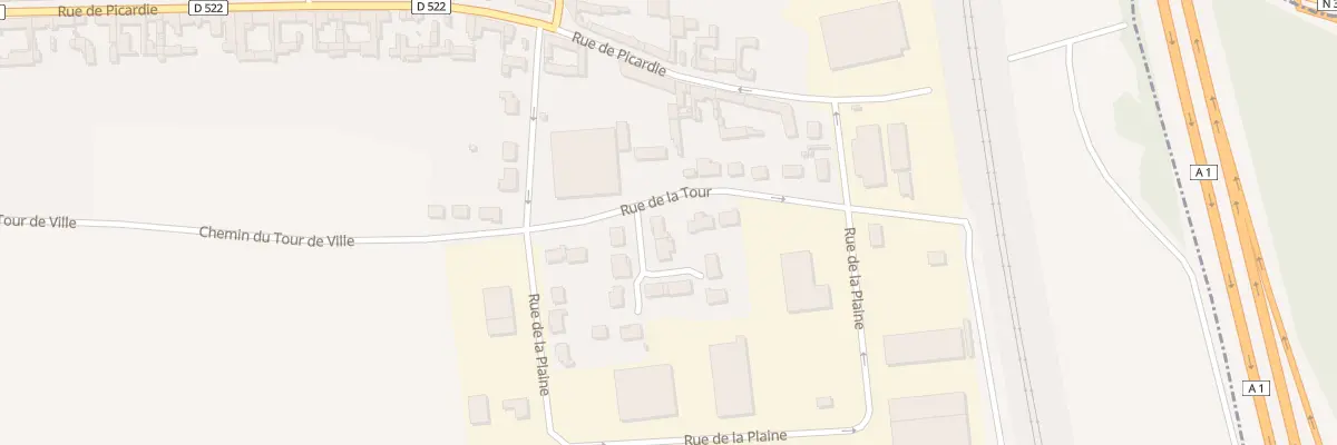 Plan du 1 Imp des Rosiers à Arsy