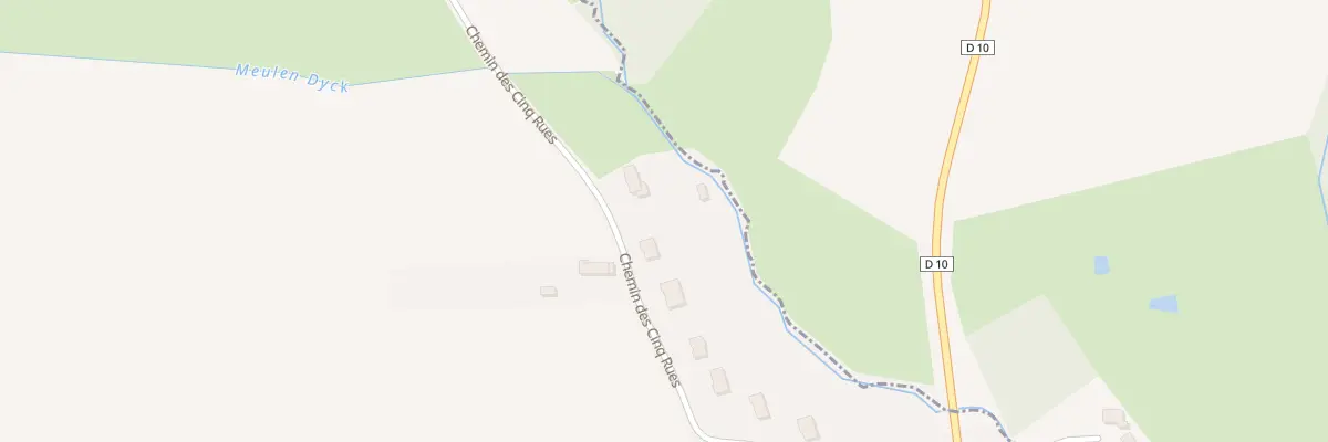 Plan du 300 Che des Cinq Rues à Berthen