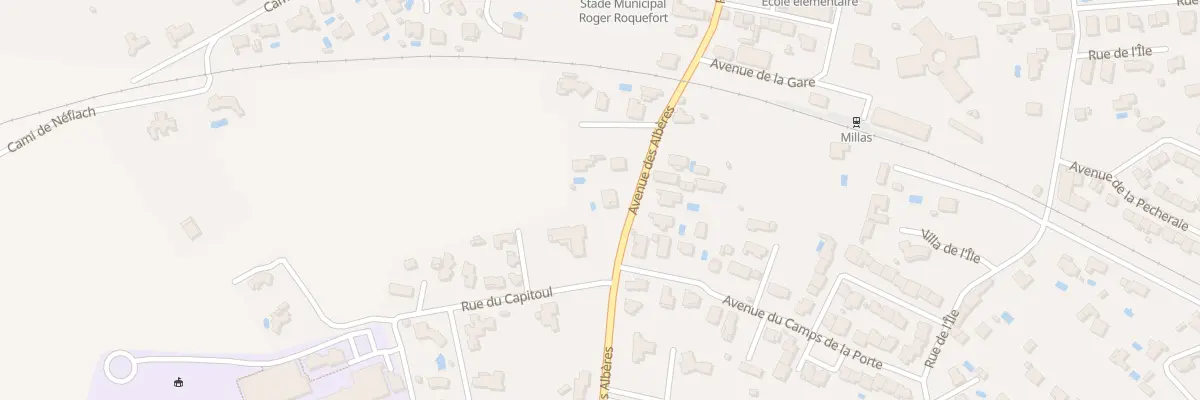 Plan du 12 Av des Albères à Millas