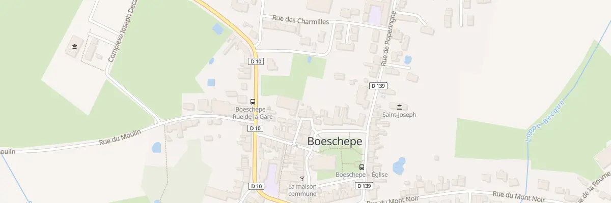 Plan du 20 Rue de la Mairie à Boeschepe