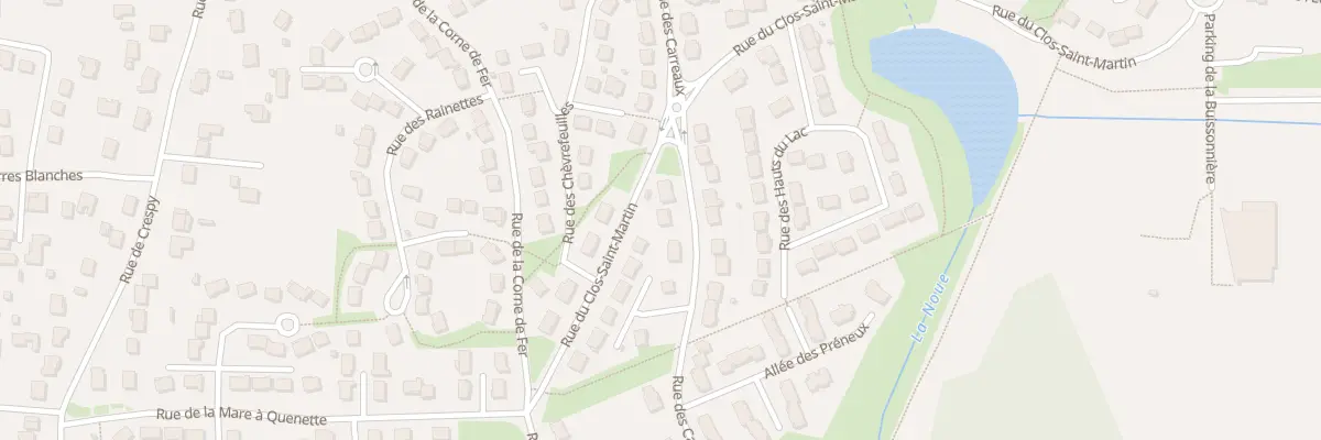 Plan du 474 Rue des Carreaux à Vaux-le-Pénil
