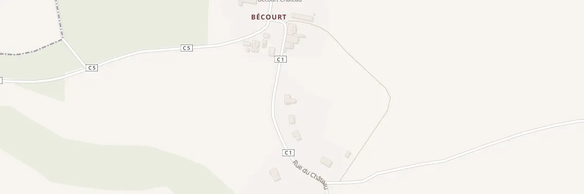 Plan du 11 Rue du Château à Bécordel-Bécourt