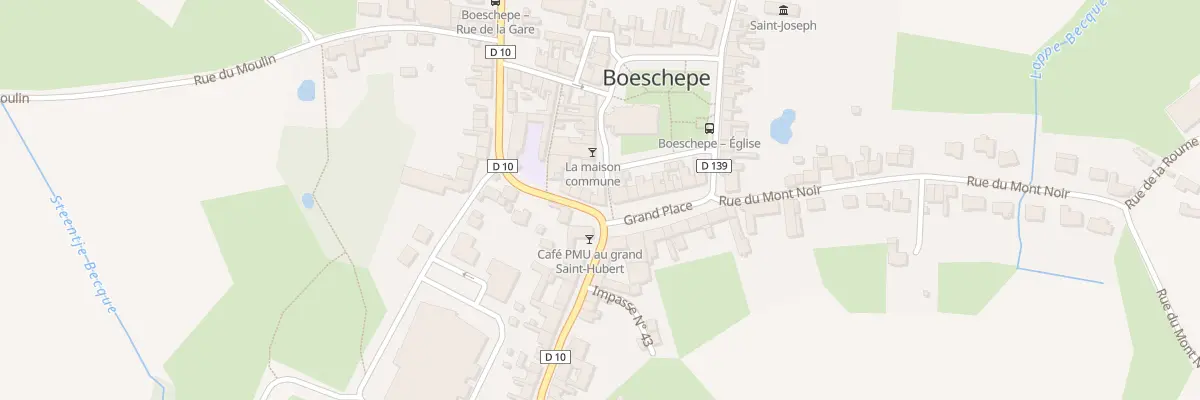 Plan du 8 Rue de la Gare à Boeschepe