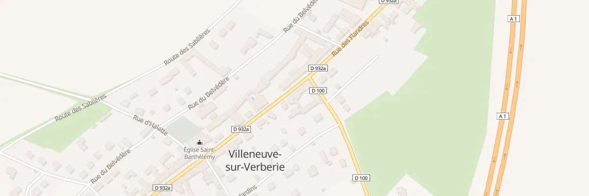 Plan du 27 Rue des Flandres à Villeneuve-sur-Verberie