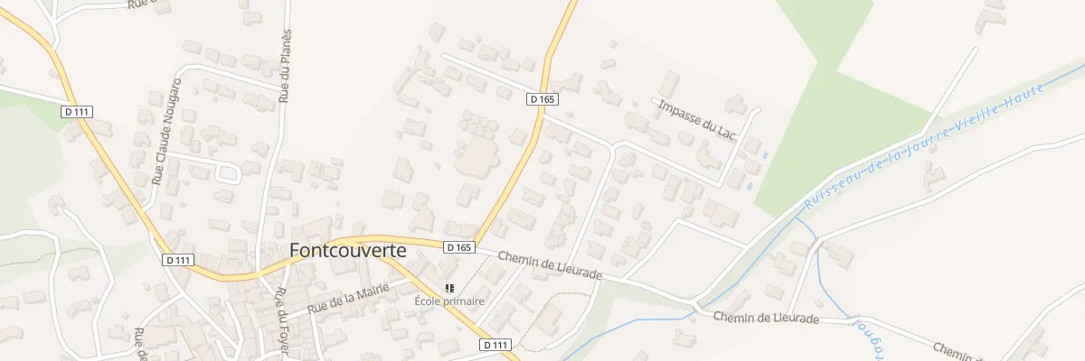 Plan du 8 Chemin de Conilhac à Fontcouverte