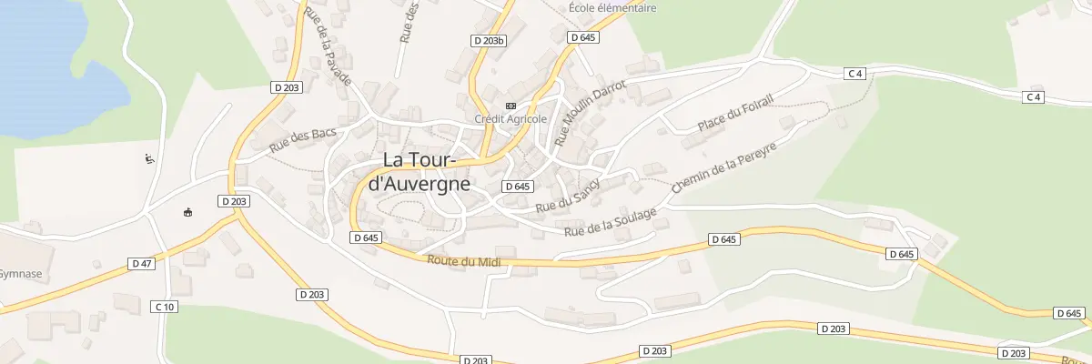 Plan du 5117 Rue du Commerce à La Tour-d’Auvergne
