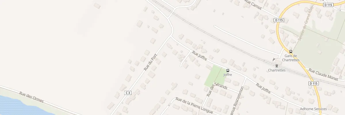 Plan du 4 Rue Joffre à Chartrettes