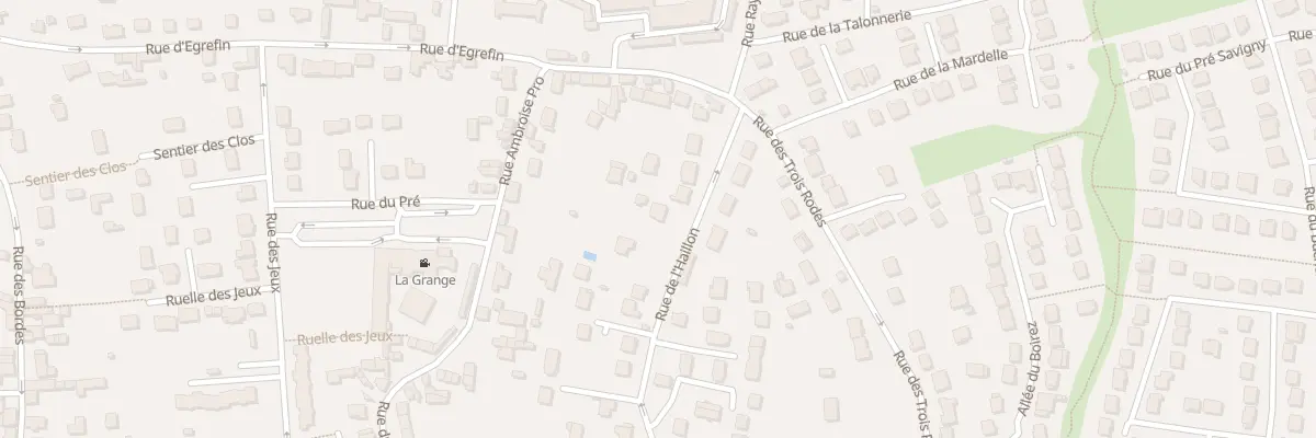 Plan du 92 Sen de l’Haillon à Vaux-le-Pénil