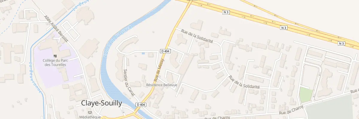Plan du 8 Rue de Messy à Claye-Souilly