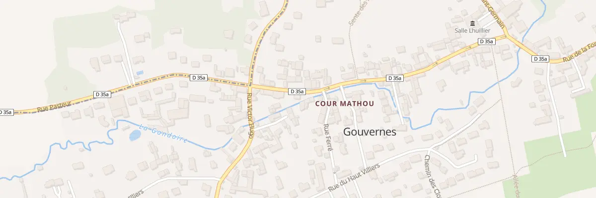 Plan du 27T Rue Pasteur à Gouvernes