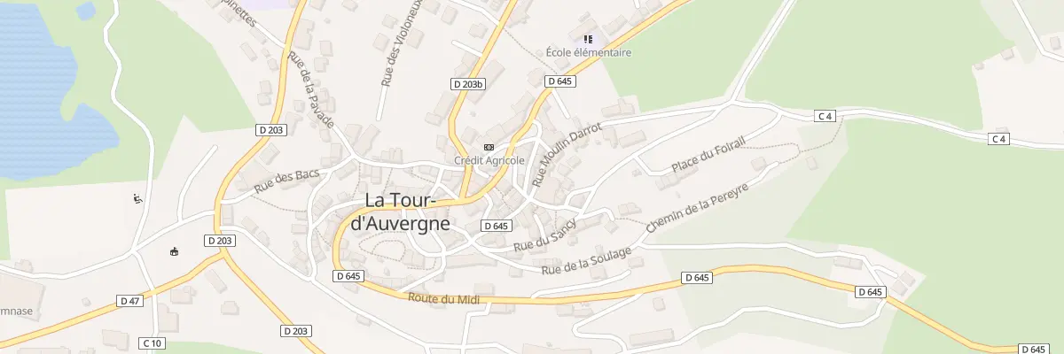 Plan du 5077 Pl de la Mairie à La Tour-d’Auvergne