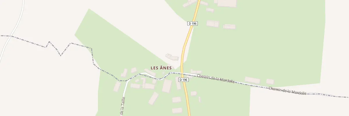 Plan du 163 Les Anes à Neuvy-Deux-Clochers