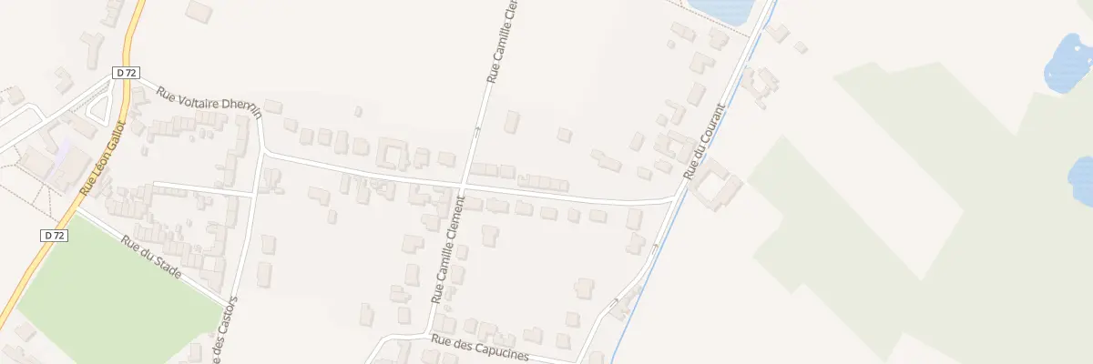 Plan du 391 Rue Voltaire Dhennin à Beuvry